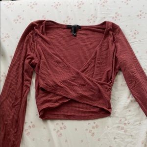 Super cute cross crop top